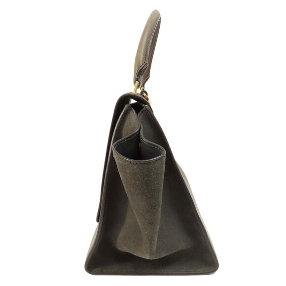 Celine Trapeze Handbag Calfskin Suede - Picture 3 of 10